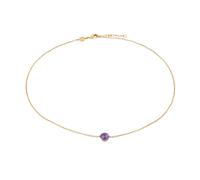 Collier en pierre amÃ©thyste femme Sloya Aurora Violet 8x8 cm