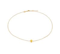 Collier en pierre citrine femme Sloya Aurora Jaune 42/45 cm