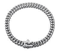 Collier en pour Chien En Or, Chaîne en or Collier pour Animaux de Compagnie Réglable, Avec Boucle de Conception Sécurisée, Collier de Laisse en Chaîne D'entraînement en Acier Inoxydable Robuste 14''(S