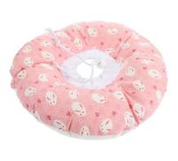 Collier en PP Coton Rose pour Chat de Récupération Anti-Morsure | Ajustable 13-22cm, 17-27cm, 20-32cm ou 28-38cm, pour Chats Jusqu’à 18 Catties