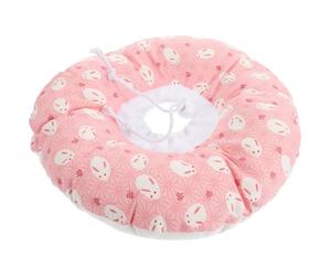 Collier en PP Coton Rose pour Chat de Récupération Anti-Morsure | Ajustable 13-22cm, 17-27cm, 20-32cm ou 28-38cm, pour Chats Jusqu’à 18 Catties