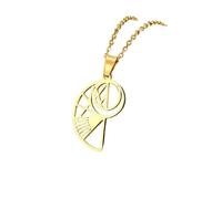 Collier en spirale Sacré Ge etry The Golden Ratio Pendentif Bijoux Cadeau Saint-Valentin