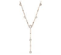Collier en Y Imber, Taille ronde, Blanc, Doré à l’or rose 18 carats (750/1000) OS