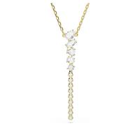 Collier en Y Mesmera, Tailles variées, Blanc, Doré à l’or 18 carats (750/1000) OS