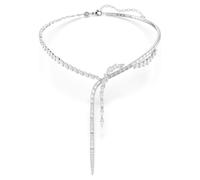 Collier en Y Mesmera, Tailles variées, Blanc, Métal rhodié OS