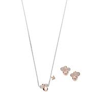 Collier et boucles d'oreilles EMPORIO ARMANI Mod. SENTIMENTAL - Argent 925°