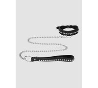 Collier et laisse Diamond Studded