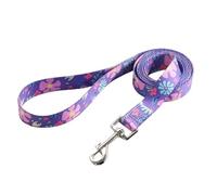 Collier et laisse for chien, idéal for promener des chiens de petite, moyenne et grande taille. Collier bohème for chiots et chats, accessoire for animaux de compagnie, pitbull, carlin.(Purple leash,X