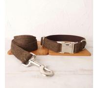 Collier et Laisse pour Chien de Compagnie Attrayant, Collier réglable pour Chiot, 5 Tailles - Ensemble Collier et Laisse pour Chien - XS