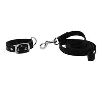 Collier et laisse pour chien Riding World Oscar Noir 40 cm