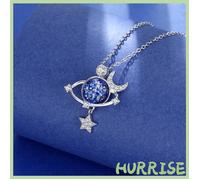 Collier étoile de l'univers pour femmes et filles, élégant, en alliage de zircone brillant, réglable, bijoux planète, fille, petite