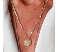 Collier étoiles dans l’univers zircons