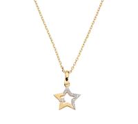 Collier ÉTOILES OR ZIRCONIUM Amen Femme