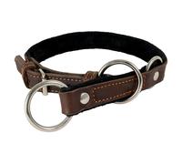 Collier étrangleur à limitation AKAH en cuir huilé 45 cm