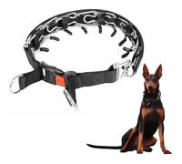 Collier étrangleur - Chien - Version améliorée - Fermoir en acier inoxydable - 3.0mm x 50cm - Noir
