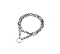 Collier étrangleur Nobby 73040 - 2 rangées de chaînes chromées, gris