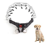 Collier Etrangleur pour Chien(3.5 mm x 50 cm), Réglable Anti Aboiement Chien, Nylon Collier de Dressage Réglable pour Gros Chien Animal Domestique, Métal Collier Dressage Chien, Dressage en Plein Air