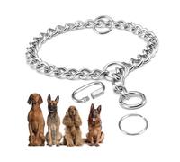 Collier Etrangleur pour Chien 65CM Collier Chaine Chien Collier Chien en Acier Contrle Rglable Collier de Chien en Mtal COLLIER