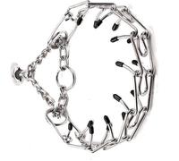 Collier étrangleur pour chien SURENHAP - Réglable - Acier inoxydable - Blanc - 3,0 mm x 50 cm