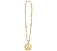 collier fantaisie bling-bling dollar fer 70cm or - boland 64572 Jaune G