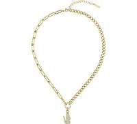 Collier fantaisie plaqué or avec zirconium crocodile 2040145