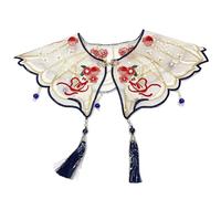 Collier Faux Yunjian Broderie Dentelle Cloutée Mariage Traditionnel Chinois Yunjian Collier Brodé pour Chiens