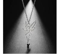 COLLIER FEE CLOCHETTE ARNIA, FIGURINE FEE, STATUETTE FEE, COLLIER FEE