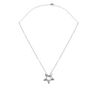 Collier féminin tendance niche collier irrégulier cinq étoiles collier simple tempérament froid colliers dépouillés chaîne de cône