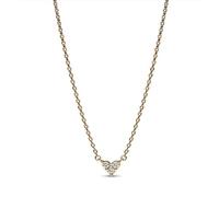 Collier - Femme - 363014C01-45 - Doré - Maille ancre - Cœur