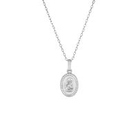 Collier Femme AMEN CLANSMBB 925% D'argent Ange Protecteur Blanc