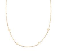 Collier Femme AMEN CLCRPIG1 925% D'argent Croix d'Or