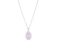Collier Femme AMEN CLMISMBRO 925% D'argent Madone Swarovski