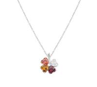 Collier Femme Amen QUADRICUORE Orange En Argent 925 Code CLPQUBMAR