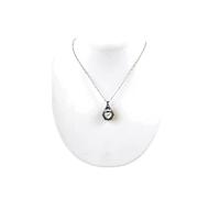 Collier femme Guess - Argent - Logo Strass - 46 cm