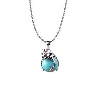 Collier Femme, Nouveauté Grenouille Perles Pendentif Chakra Nacklace Naturel Turquoise Pierre Nacklace Chaîne D'Ancre Pierre Précieuse Cristal Nacklace Bijoux De Charme Pour Hommes Femmes Adolesc