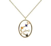 P D PAOLA - Collier Verseau - Argent Sterling 925 Plaqué Or 18 carats - Bijoux pour Femme