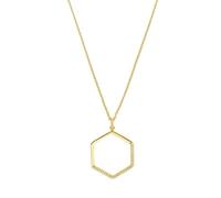 Collier Femme - S OLIVER - 2031442 - Or jaune - Zircone (synth.) - Chaîne en argent sterling 925