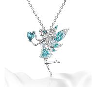 Collier Femmes et Filles: Collier Elfique Délicat et Papillon Fée avec Pierre de Naissance, Cadeaux de Bijoux