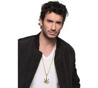 Boland Collier feuille de cannabis doré adulte G
