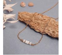Collier fin mini rêve mariage blanc