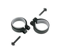 Collier fixation de garde-boue pour tringle avec vis SKS 26.5-31 mm Noir