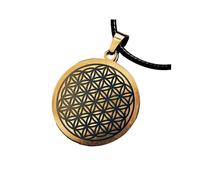 Collier Fleur de Vie MWO - Oscillateur Multi-Ondes - Disque Polarisé - Bijou de Guérison pour L'Équilibre et le Stimulation de L'Énergie