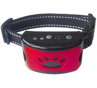 Collier for Chien, Collier Classique Réglable en Nylon Souple for Animaux De Compagnie avec Motif Imprimé Patte Et Os De Chien, Conception Personnalisée for Petits Chiens(Red)