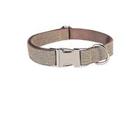 Collier for Chien en Nylon personnalisé, Plaque d'identification gravée détachable, Collier personnalisé for Chiots de Petite, Moyenne et Grande Taille(18,L (40-68cm))