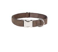 Collier for Chien en Nylon personnalisé, Plaque d'identification gravée détachable, Collier personnalisé for Chiots de Petite, Moyenne et Grande Taille(8,S (25-36cm))