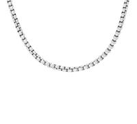 Fossil Collier pour hommes Collier à chaîne en acier inoxydable, longueur : 460mm+50mm, largeur : 2.8mm, JF04505040