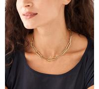 Collier FOSSIL en Acier Jaune
