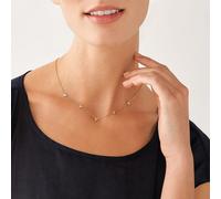 Fossil Collier Station en Acier Inoxydable Ton Or Sutton Trio Glitz pour Femmes, Jf04115710