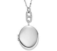 Fossil Collier pour femmes Locket Collection Collier à chaîne en acier inoxydable, longueur : 400mm+50mm, JF04427040
