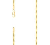 Collier Franco creux en argent sterling 925 jaune 2,5 mm 61 cm pour homme et femme